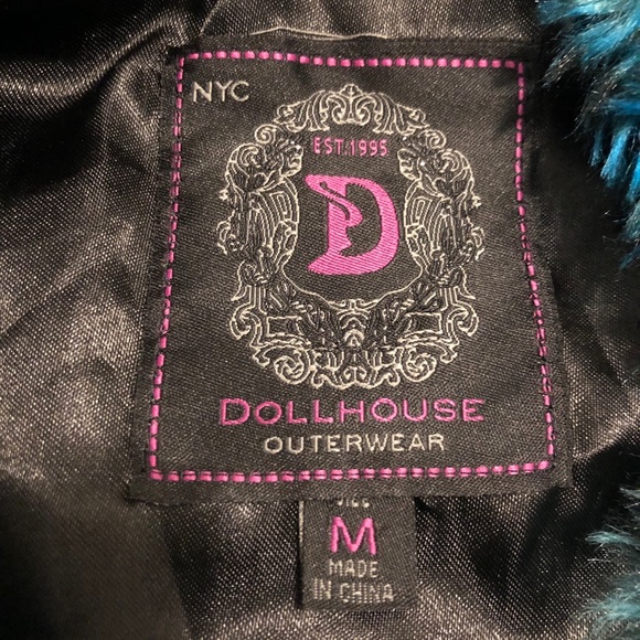 Girls Cheetah Print Faux Fur Hooded Vest - Picture 4 of 5